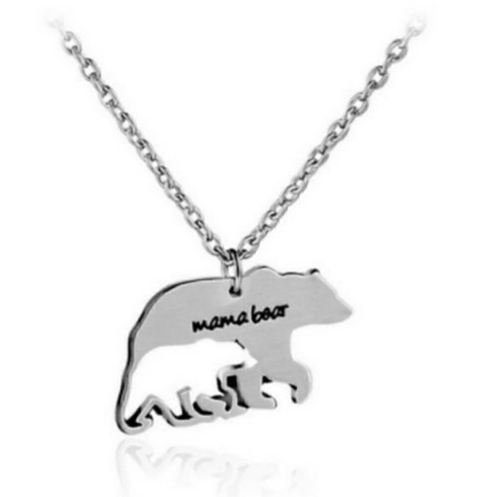 Mama Bear" Charm necklace jewelry